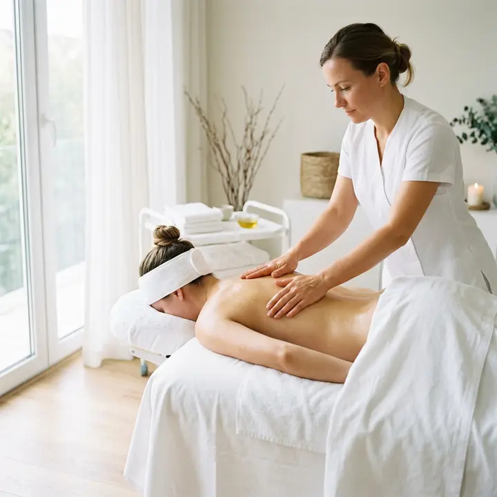 Daylight back massage ritual